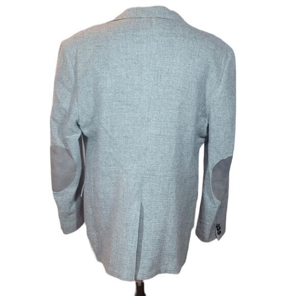 Vintage Anderson Little 100% Wool Grey Tweed Academia Sportcoat Jacket sz 48 - Picture 4 of 10